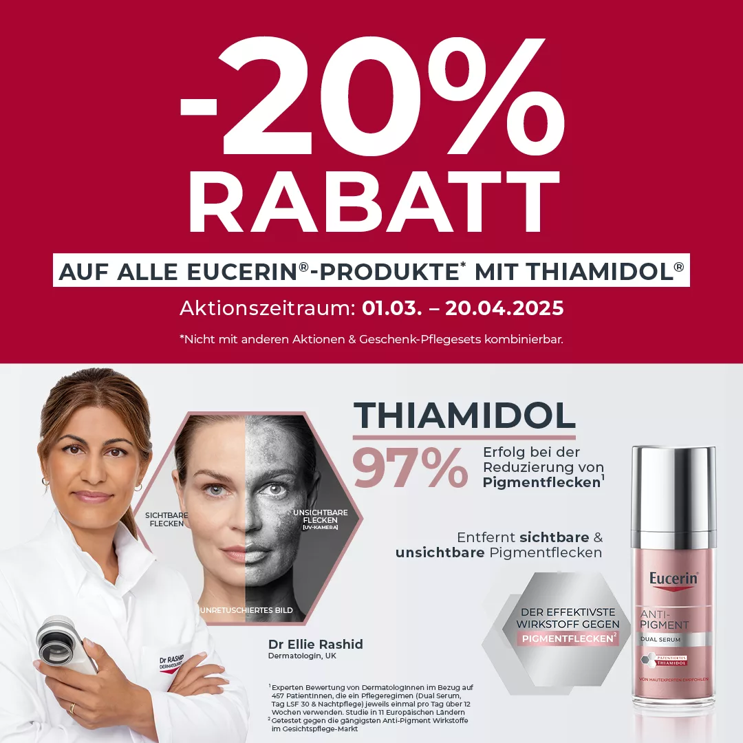 -20% Rabatt auf Eucerinprodukte mit Thiamidol