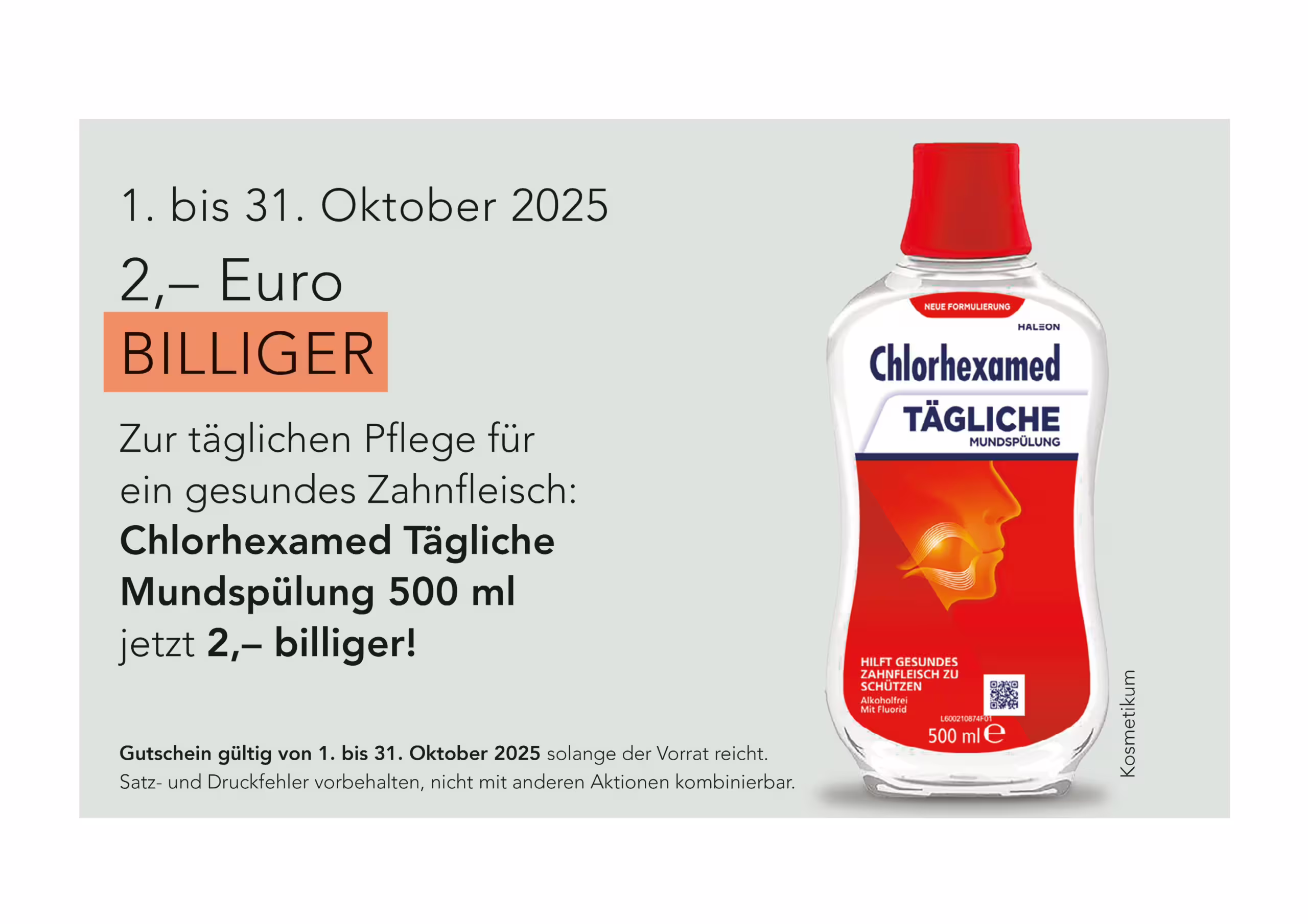 Chlorhexamed Mundspülung Aktion