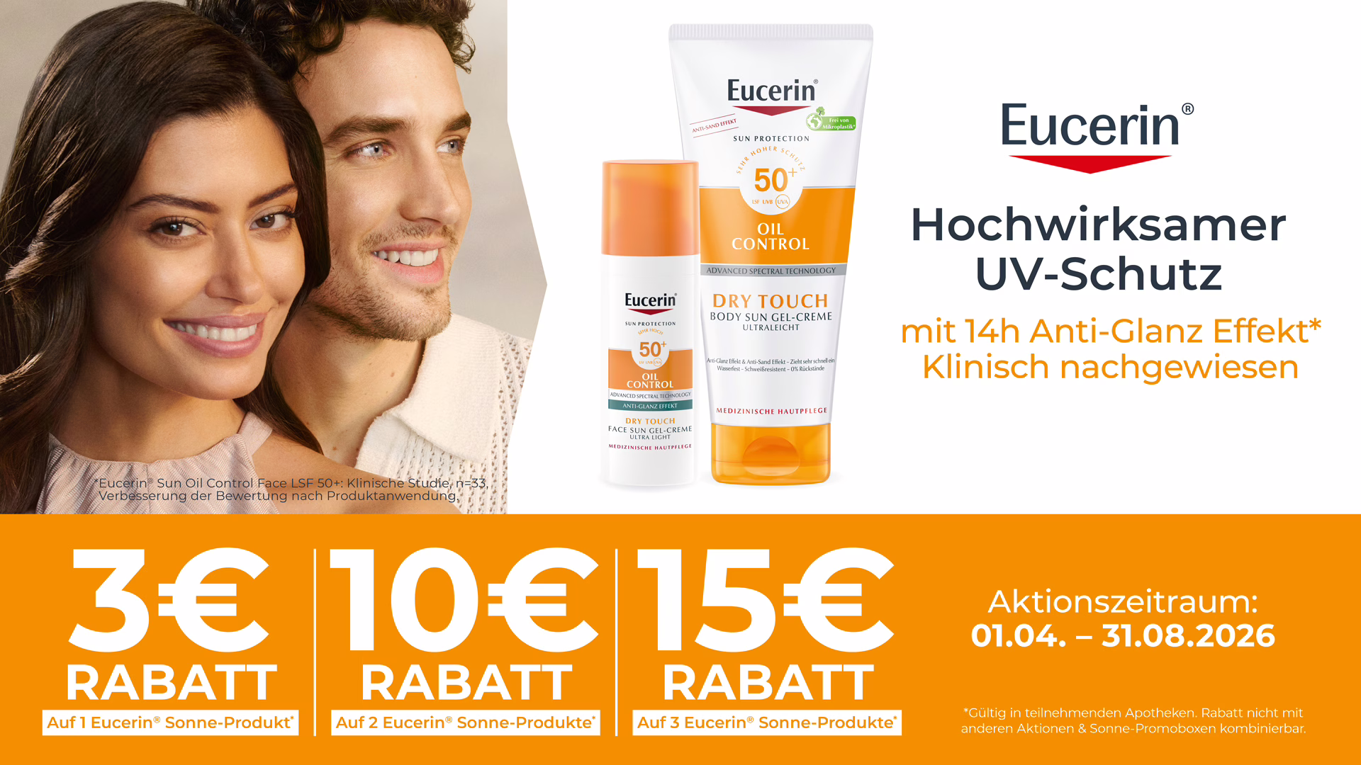 Eucerin Sonnenschutz Aktion