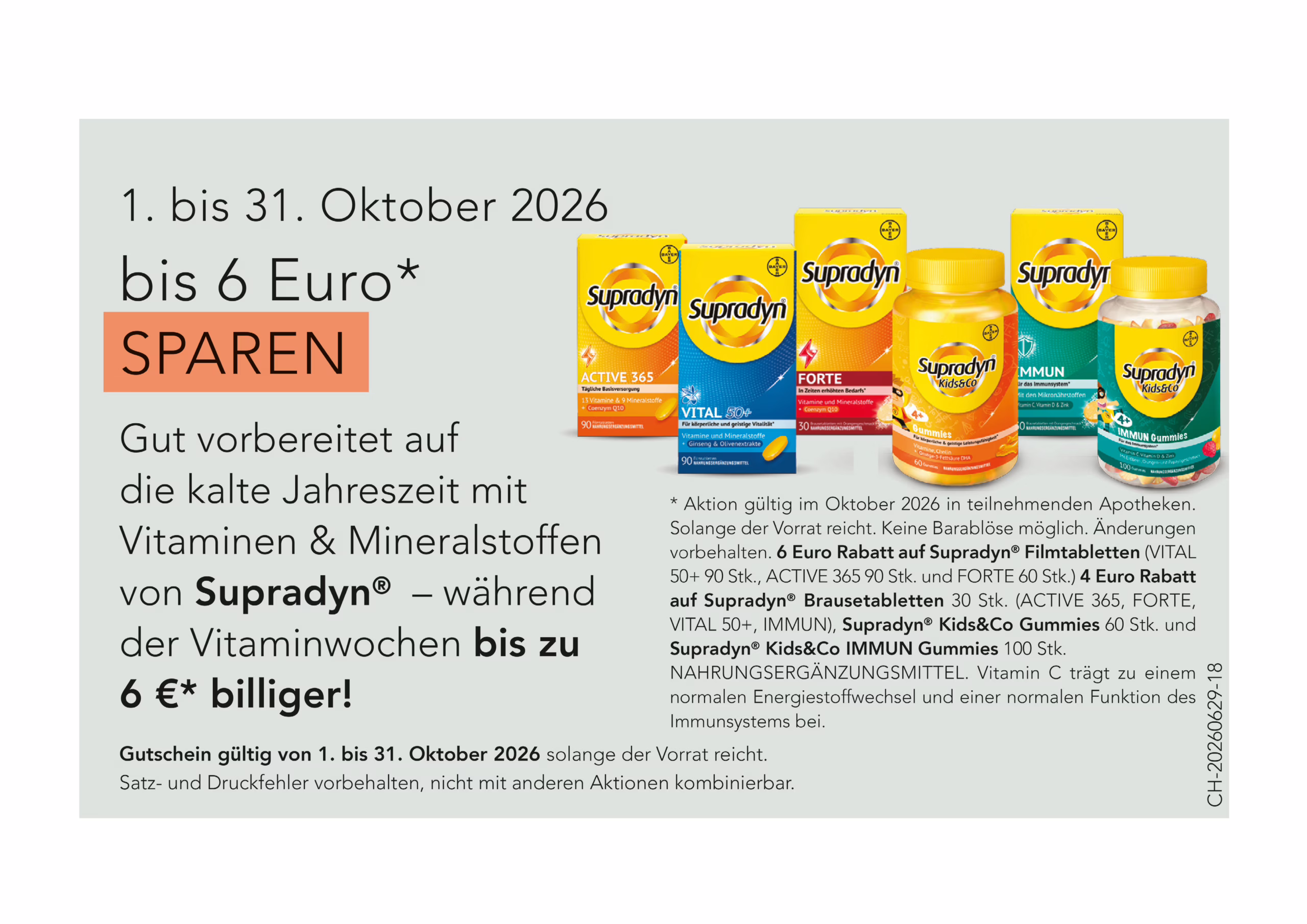Supradyn Aktion
